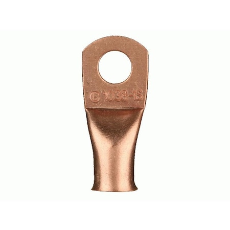 Metra Electronics COPPER UNINSULATED RING TERMINAL 1/0 GAUGE 3/8 INCH, 5 PK CUR1038